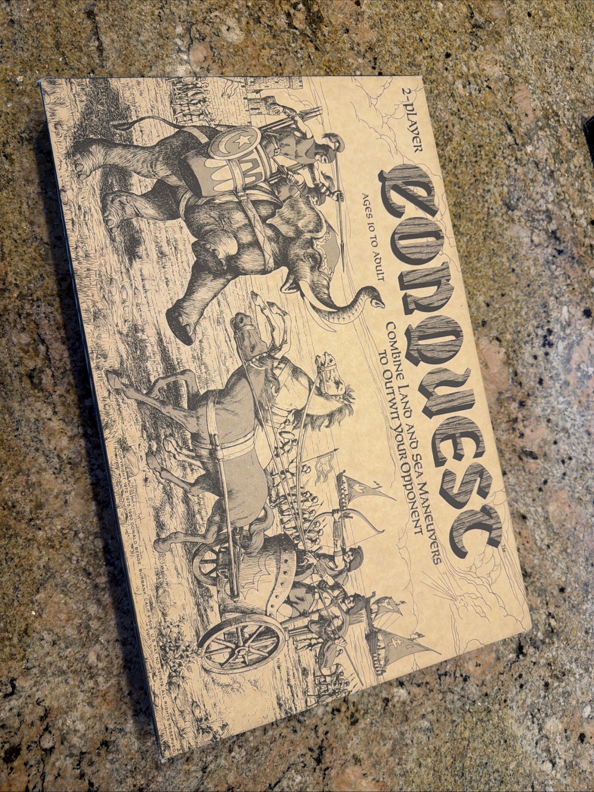 Conquest Complete 2 Player Strategic Board Game