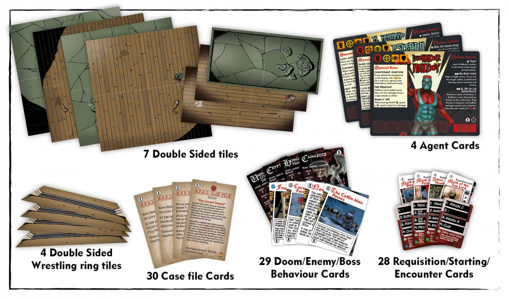Hellboy: The Board Game Hellboy in Mexico Expansion – Mantic Games Hell Boy YHP