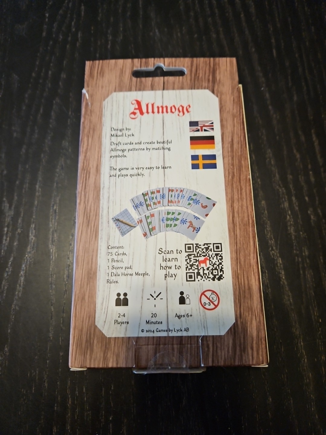Allmoge Card Game For 2 To 4 Players