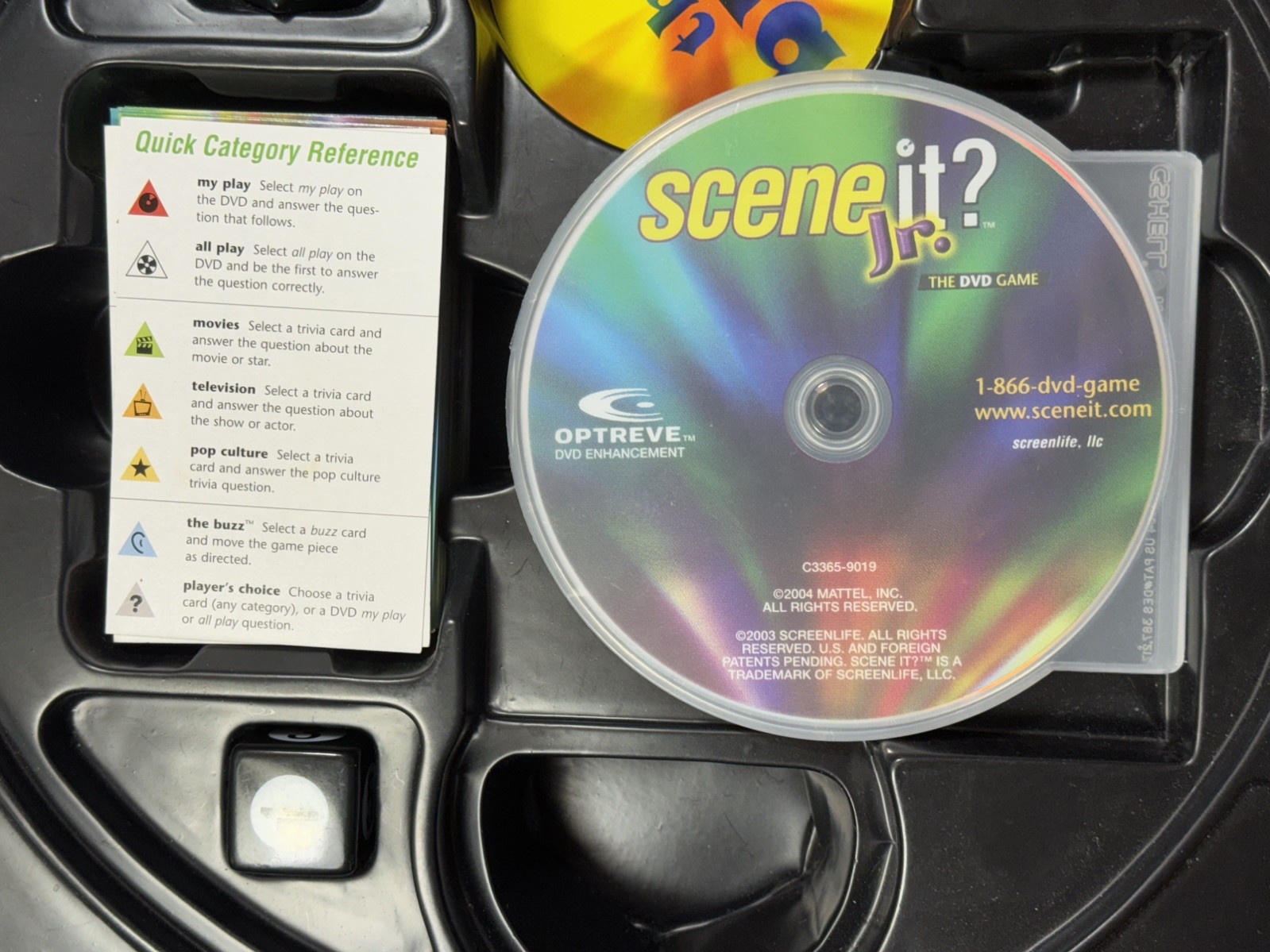 Scene It? Jr • The DVD Game • Complete • Box Hurting • 2004