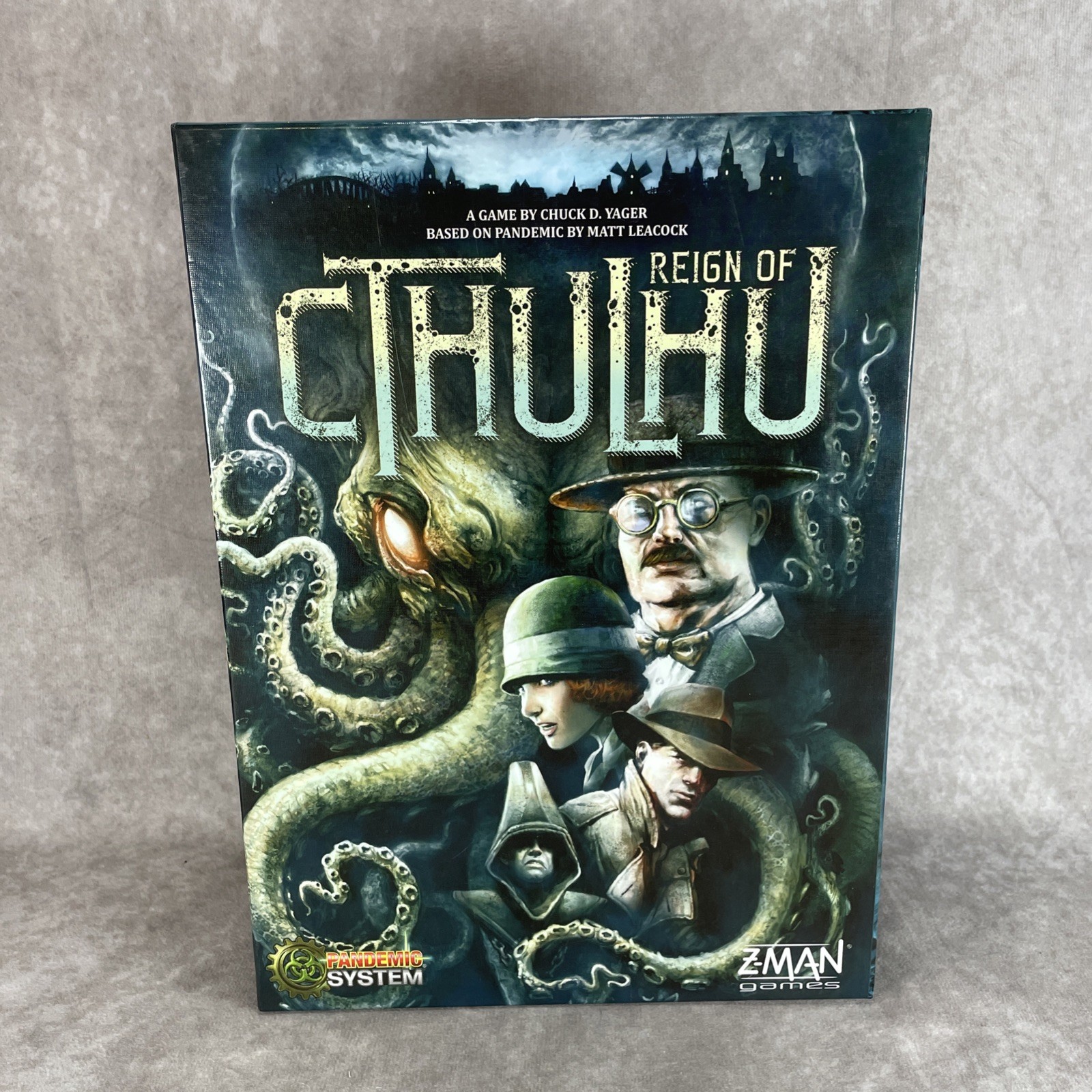 Pandemic Reign Of Cthulhu Z-Man Games Board Game – 100% Complete