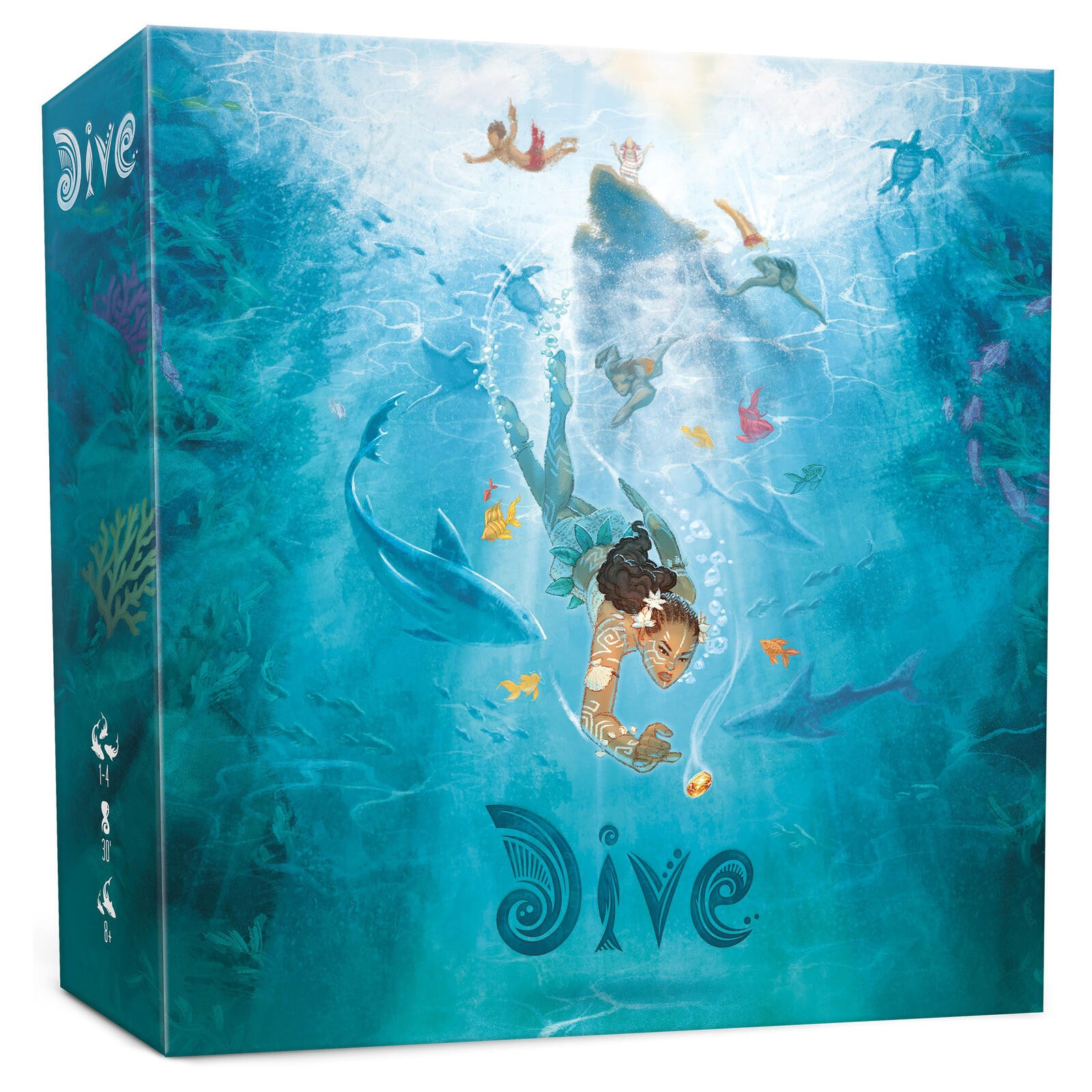 Dive Board Game – Catch a Ride on a Sea Turtle or Dolphin