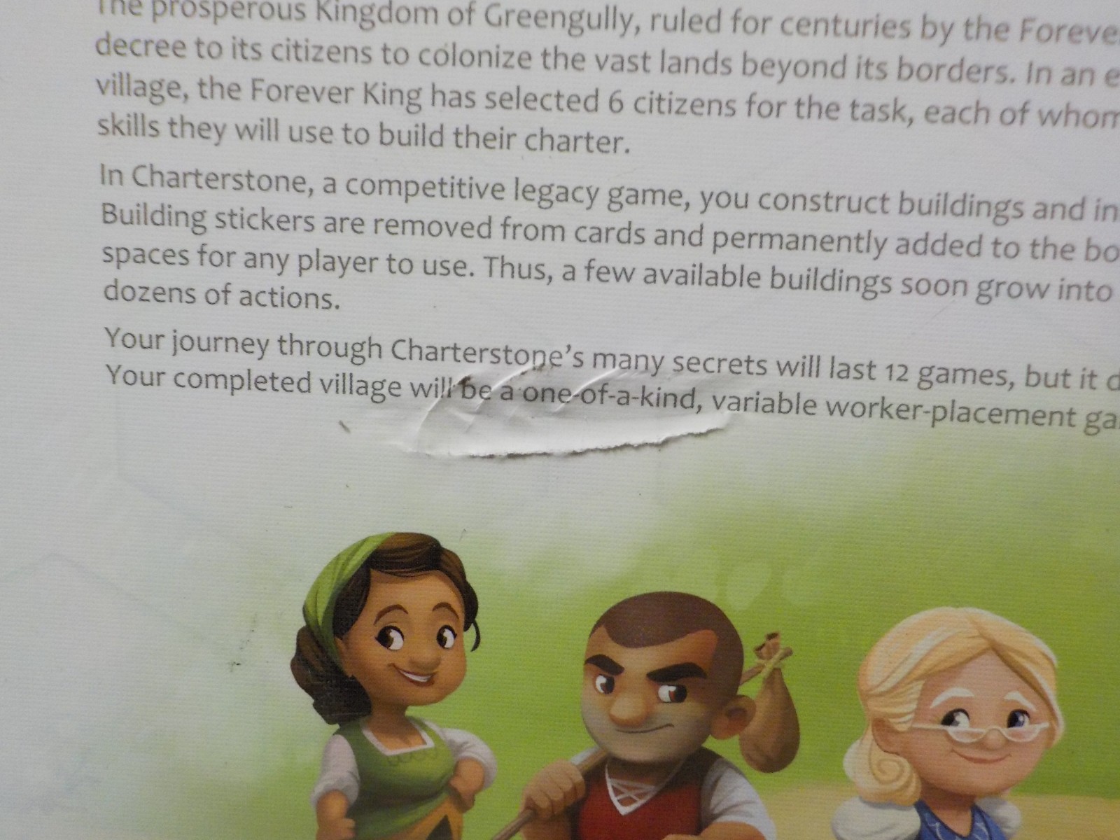 G1219 Charterstone – A Competitive Legacy Game Of Village Expansion 1-6 Players