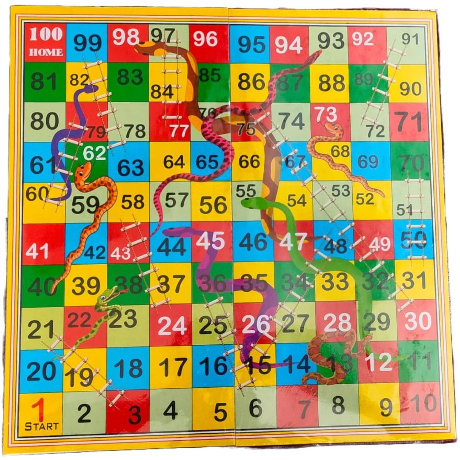 Ludo Snakes & Ladders Board Game Play With Children Family Friends For All Age