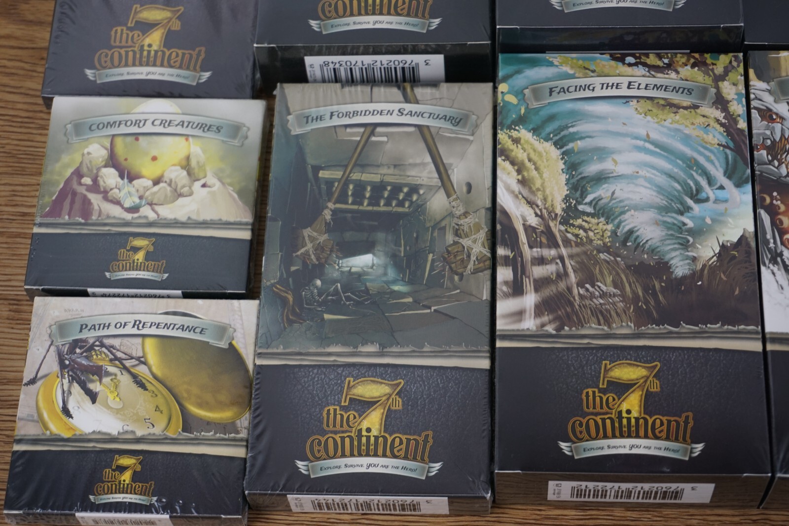 NEW SEALED – 7th Continent all expansions bundle (11 expansions) Serious Poulp