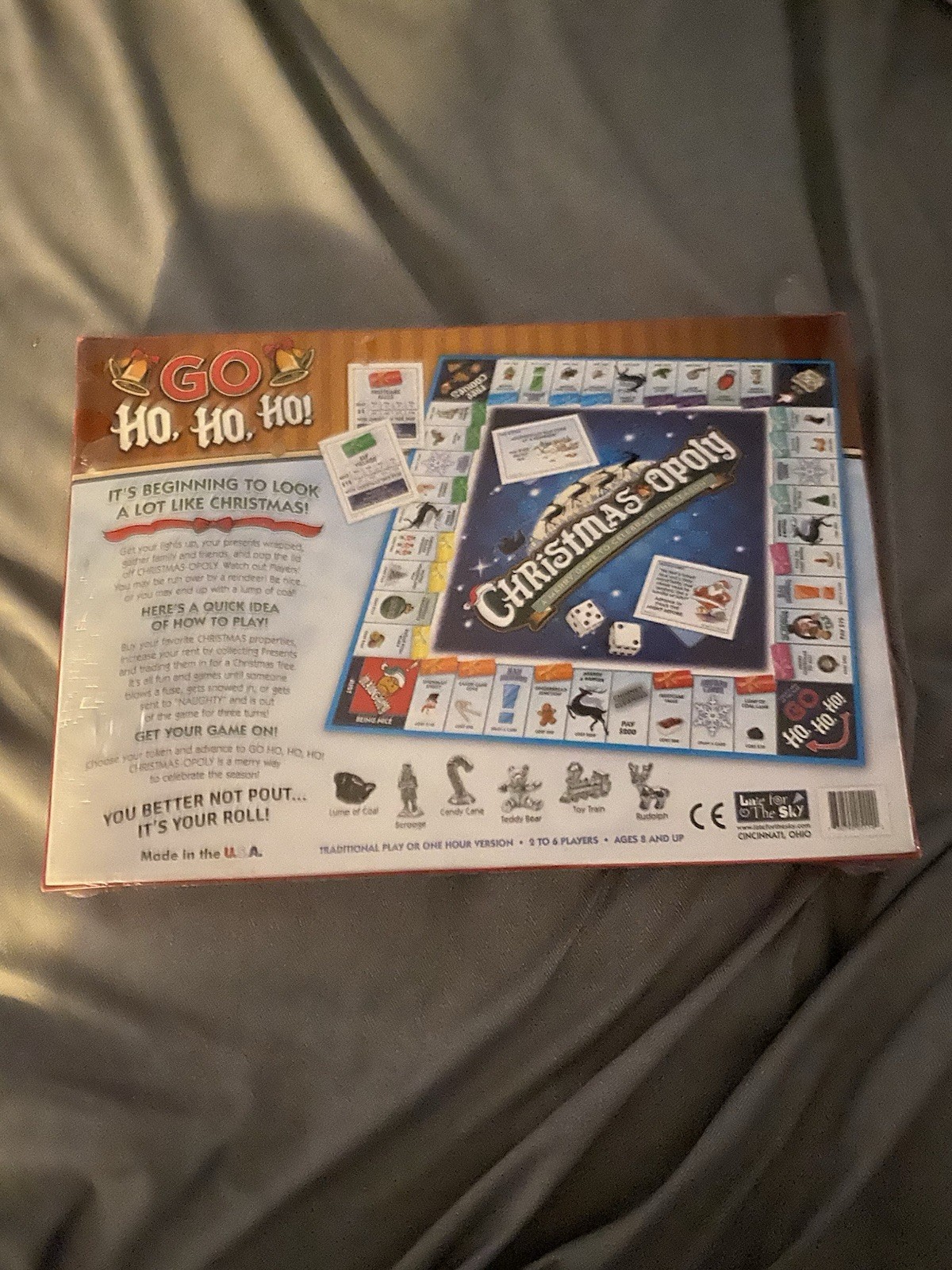 Christmas Opoly Board Game Christmas Theme Monopoly New Sealed