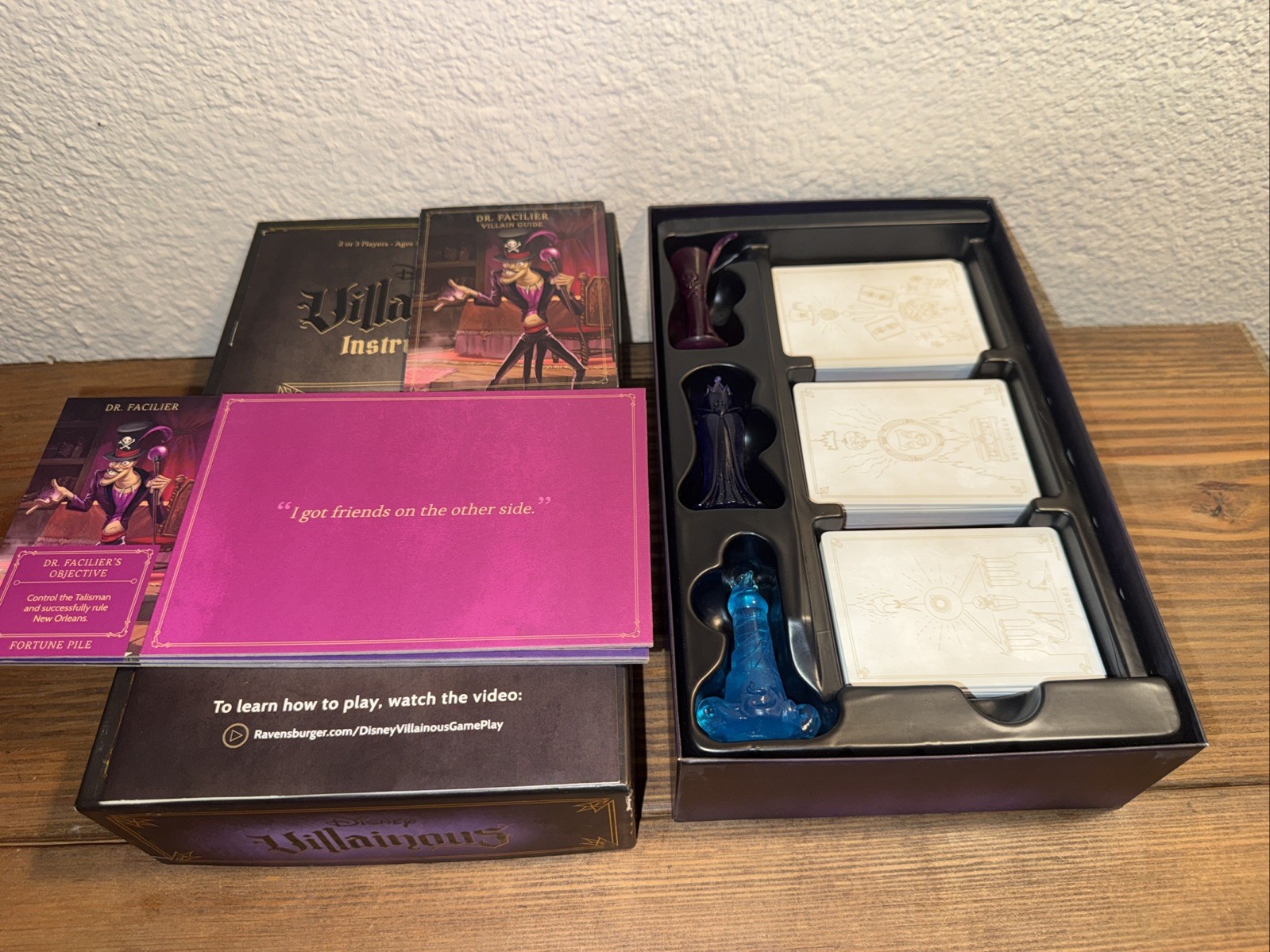 Disney Villainous Wicked to The Core Game Villains Board Game Fantasy Complete