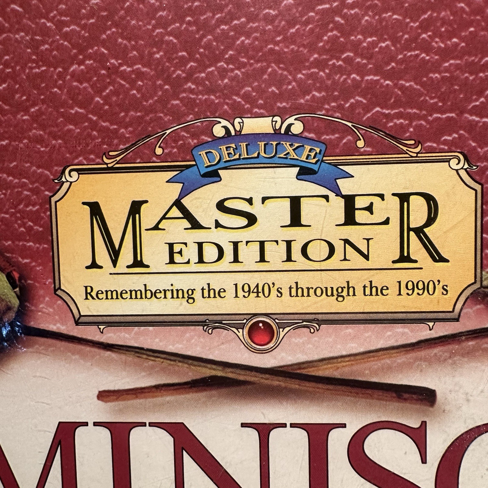Reminiscing Board Game Deluxe Master Edition 1940s-1990s TDC Games New Sealed