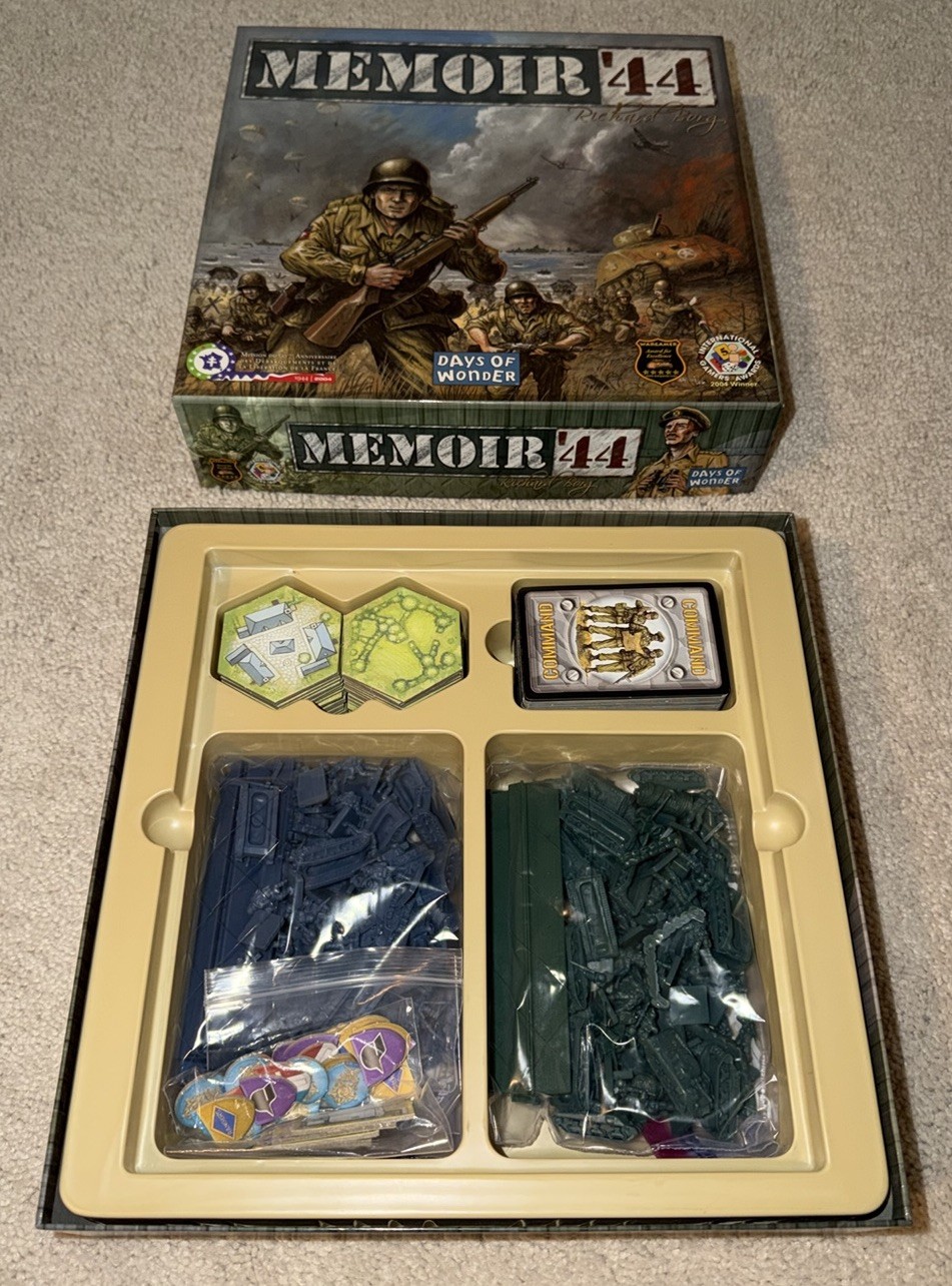 Memoir 44 Board Game 1st Edition | Richard Borg | Days Of Wonder | 100% COMPLETE