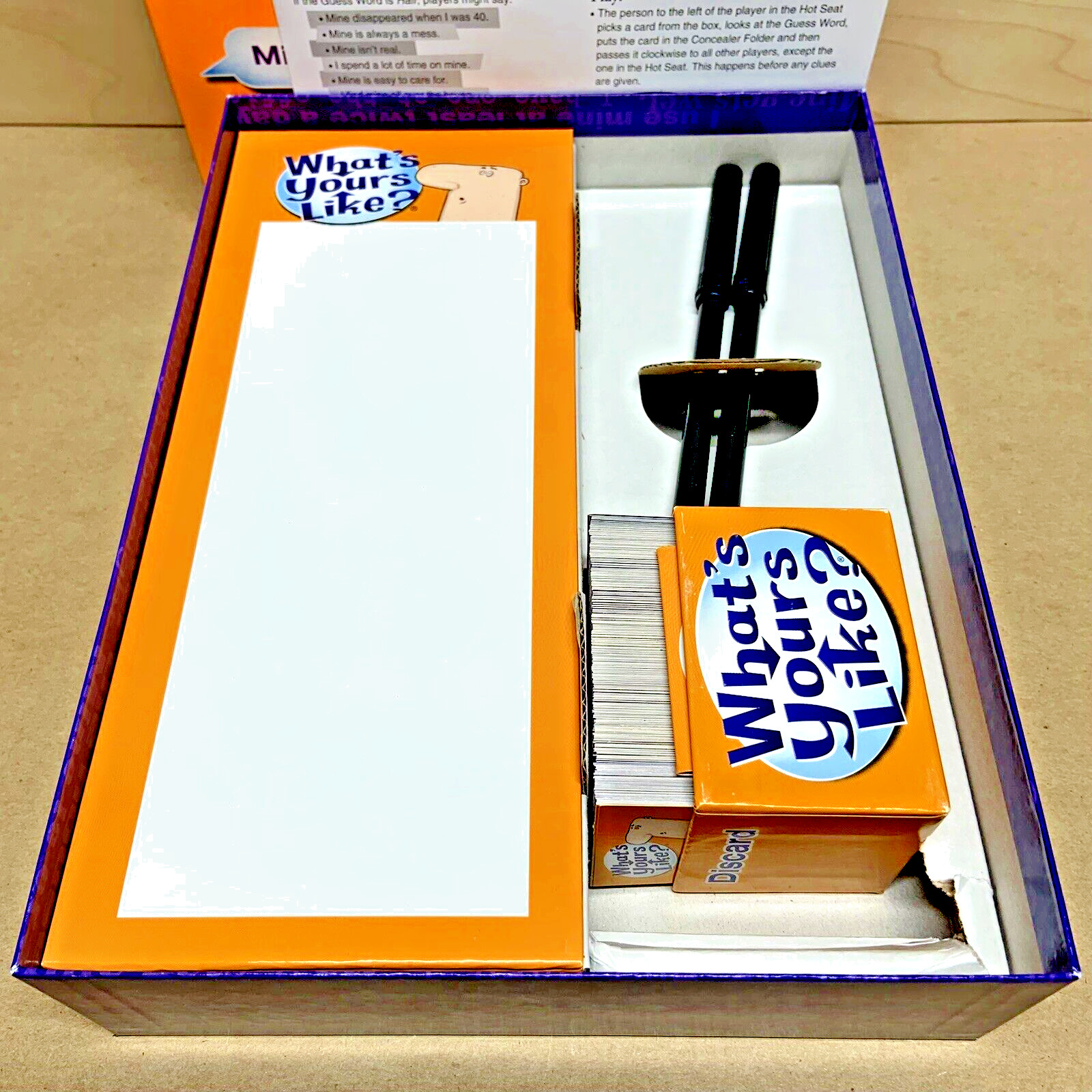 What’s Yours Like? Party Game by Patch Products (2007) – Complete Set