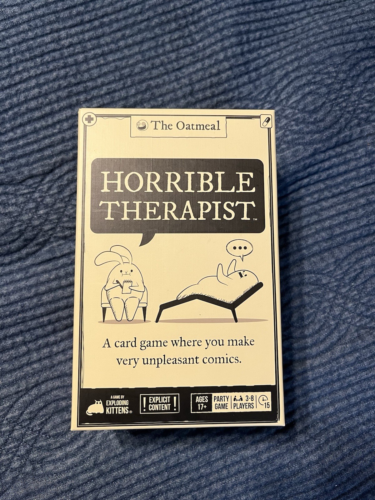 Horrible Therapist Card Game (AGES 17+ ONLY!) USED ONCE!