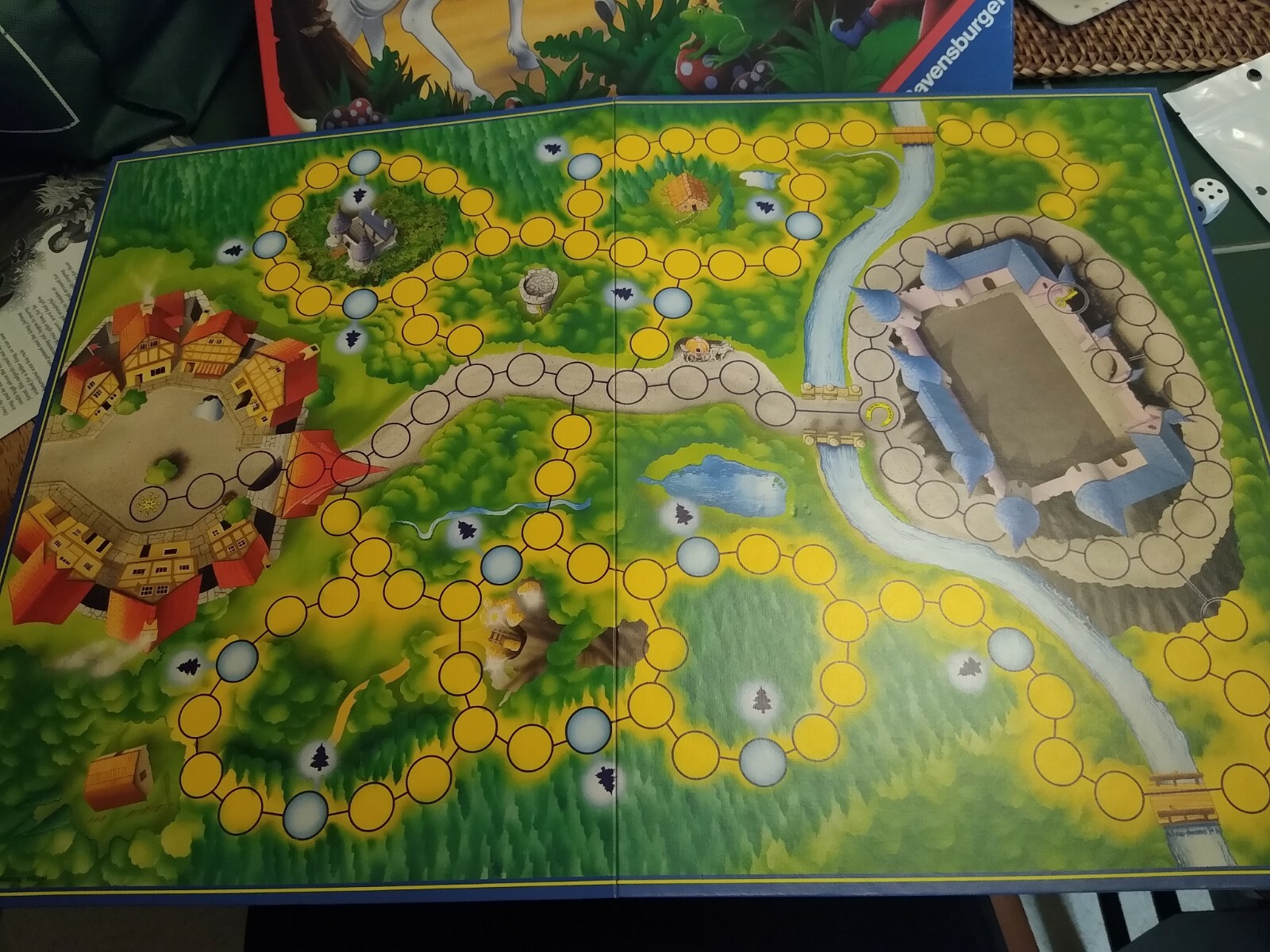 1994 ENCHANTED FOREST BOARD GAME RAVENSBURGER 100% complete EUC