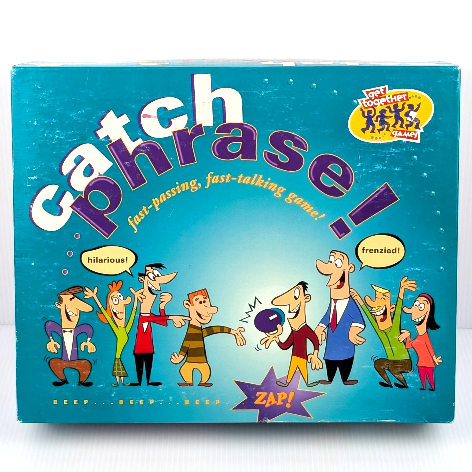 Catch Phrase Board Game 100% COMPLETE Vintage Timer Tested & Works