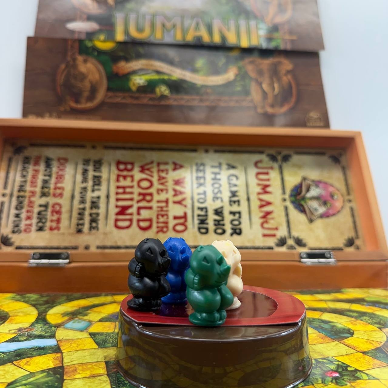 Spin Master Jumanji The Game Wooden Box Edition Board Game 21 Inch