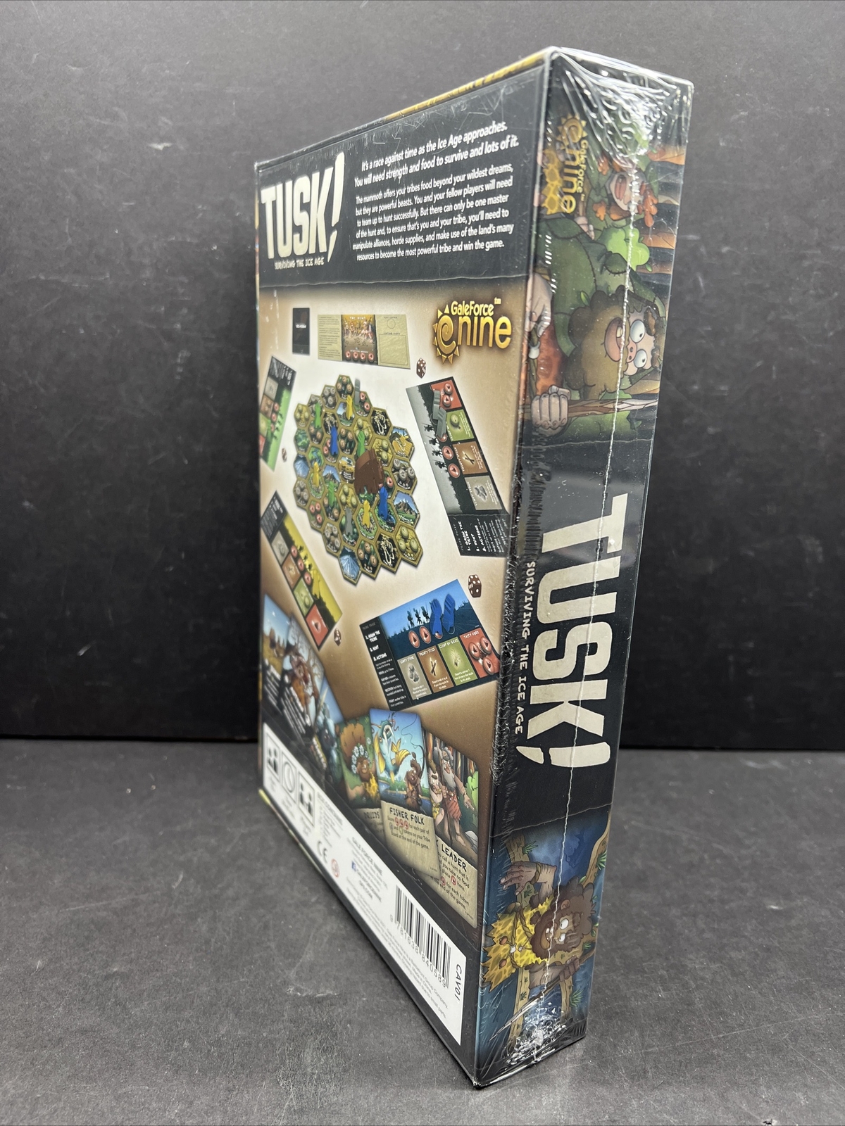 Gale Force 9 Tusk Surviving The Ice Age Boardgame – New, Sealed!