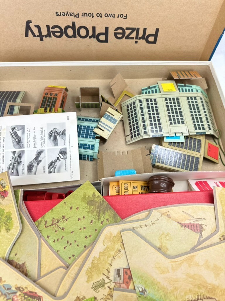 Vintage 1974 Prize Property Board Game Milton Bradley With Instructions