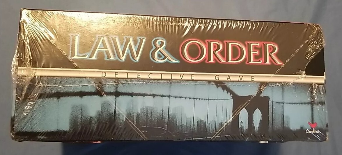 Brand New & SEALED Law & Order Detective Game Cardinal Games Crime TV Show