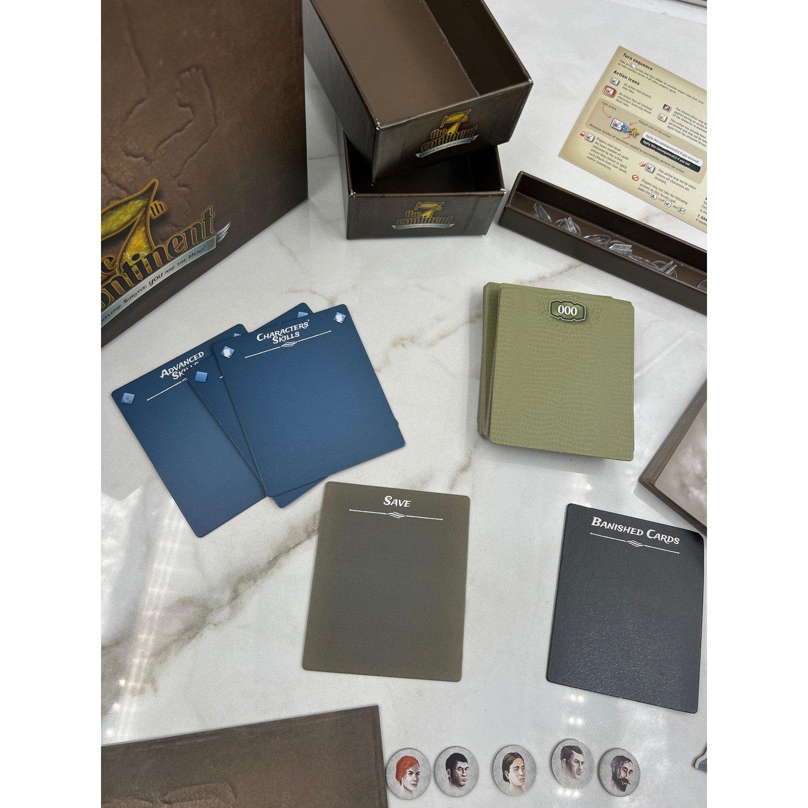The 7th Continent Board Game Serious Poulp Exploration Survival Strategy 2019
