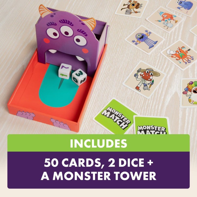 Monster Match Board Game: Educational Social Skills, Fast Play, 2-6 Players