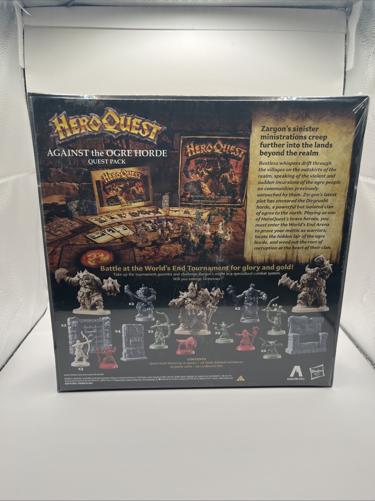 Avalon Hill Heroquest Against the Ogre Horde Quest Pack, Roleplaying Game, Requi