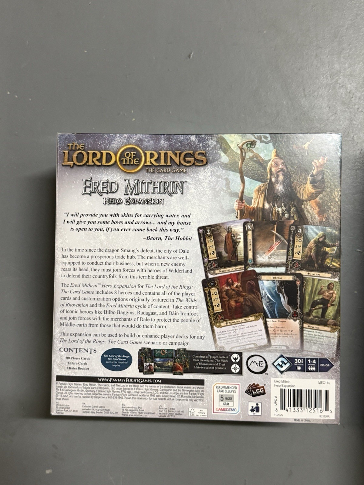 LOTR LCG Ered Mithrin Campaign & Hero Expansion Lot Sealed