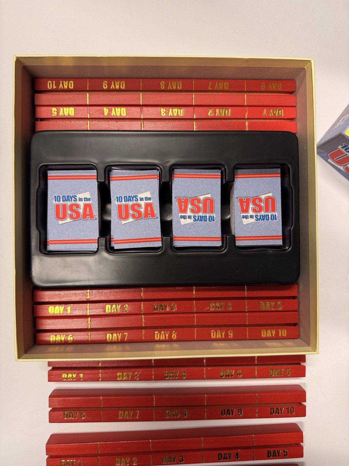 10 Days In The USA Board Game Out Of The Box Publishing 2003 Complete