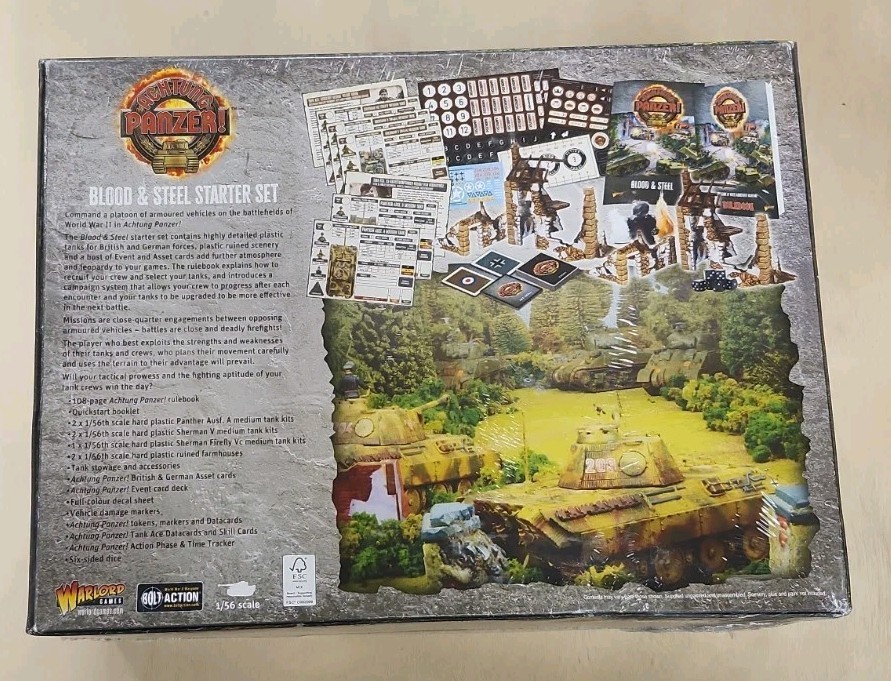 Achtung Panzer! – Blood & Steel Starter Set Bolt Action by Warlord Games NEW
