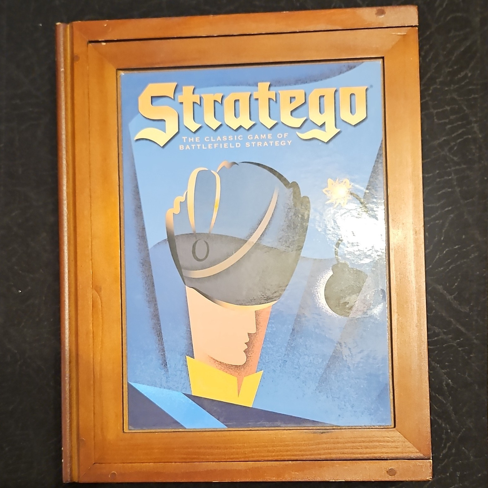 Milton Bradley Stratego Board Game Vintage Collection Wooden Box w/ Trays