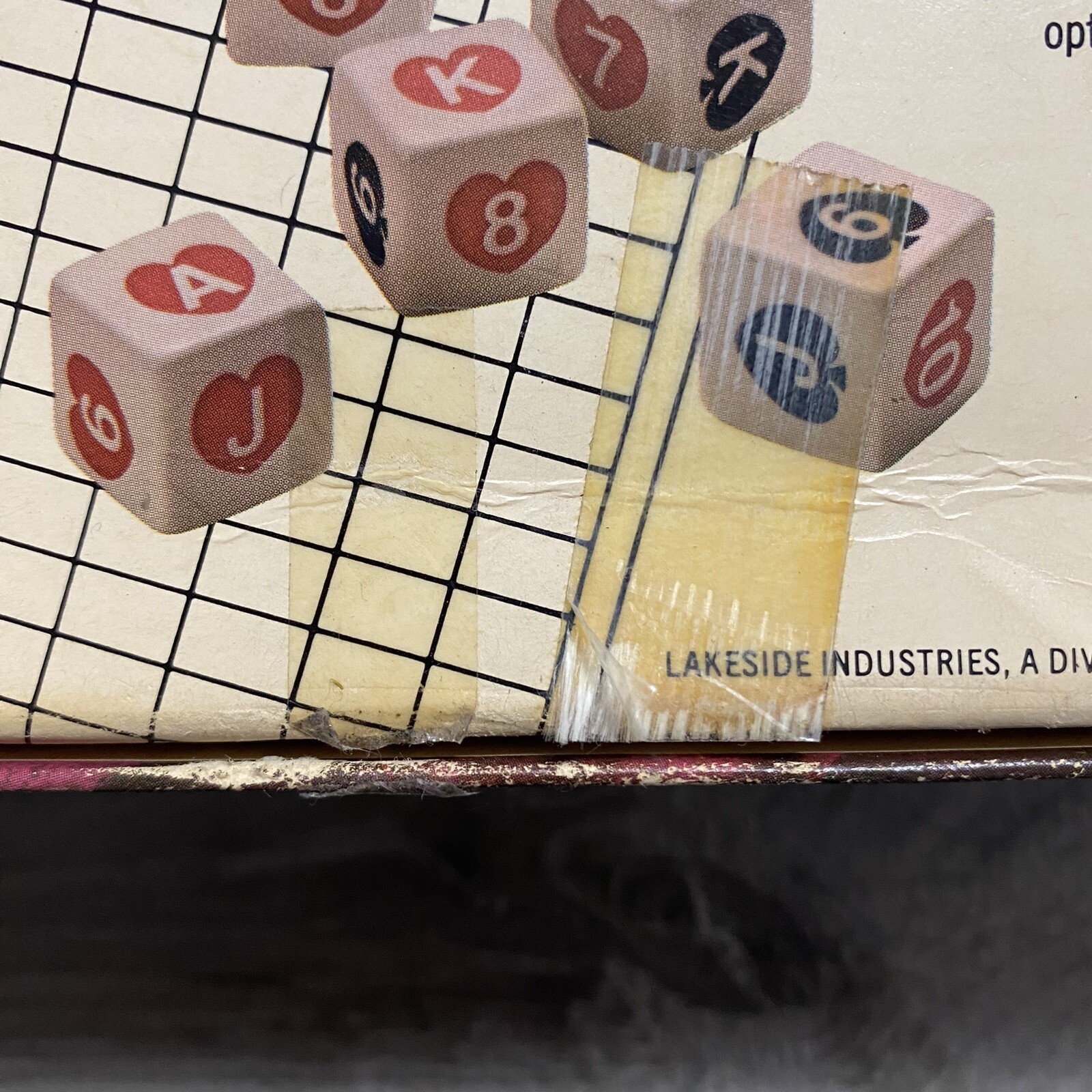 Vintage 1974 Lakeside’s Royal Kismet Poker Dice Family Game Complete *Read*
