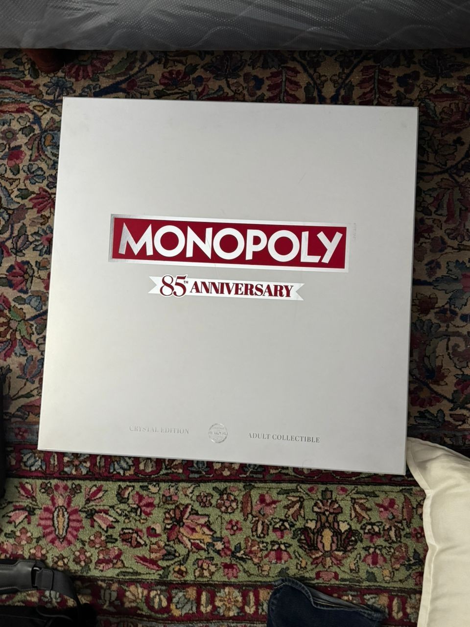 💎Monopoly 85th Anniversary Edition Board Game Swarovski Crystals Clear /500