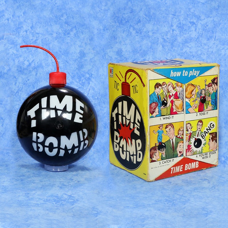 1964 TIME BOMB GAME in BOX by Milton Bradley MINTY!