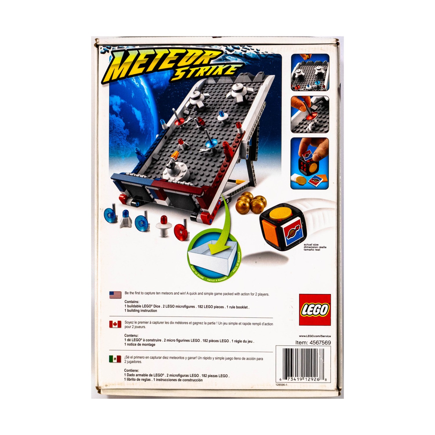LEGO Boardgame Meteor Strike Box EX/NM