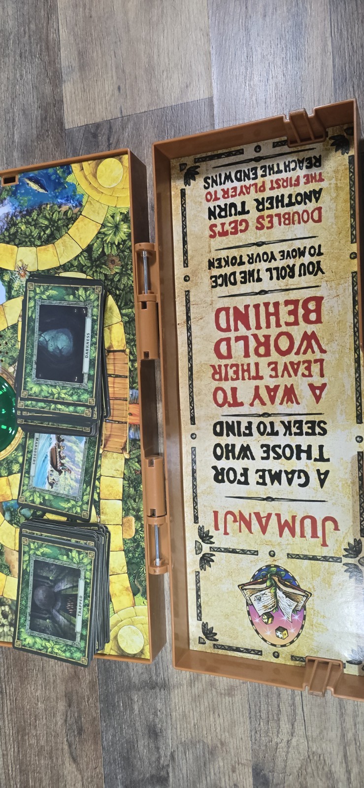 Jumanji Deluxe Electronic Board Game Adventure Game Tested Works Complete