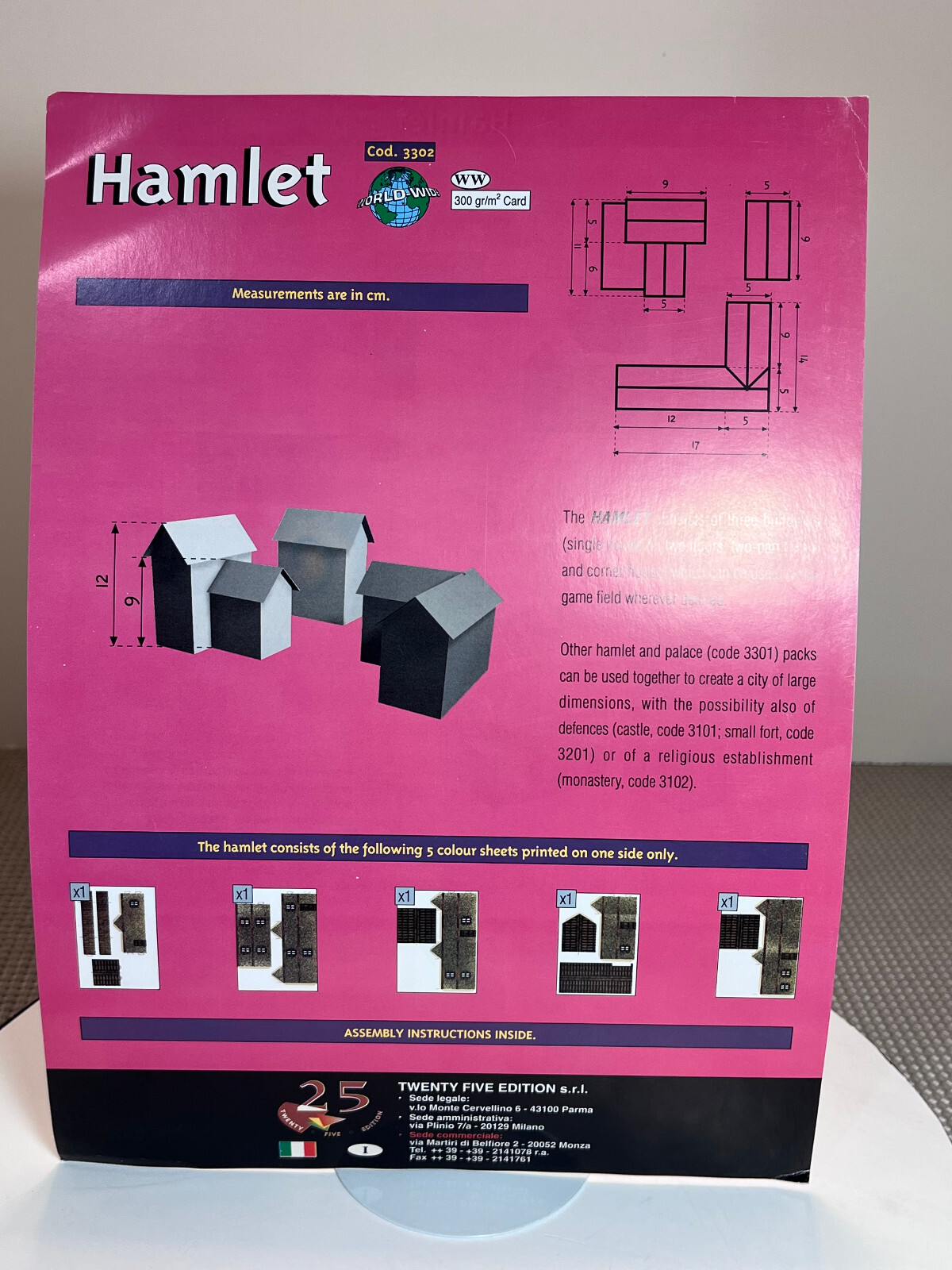 GAME TOP ROLE PLAYING-3D Hamlet 3-Dimensional Game Accessory KIT