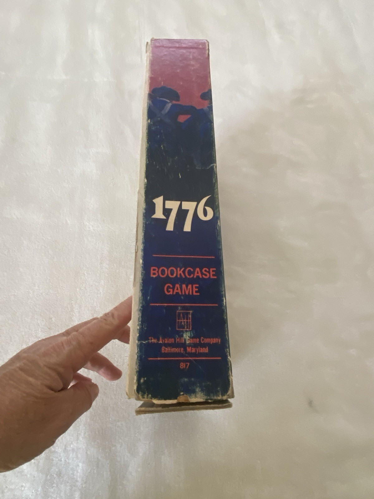 Vintage 1776 Board Game by Avalon Hill Bookshelf Game 1974 Complete