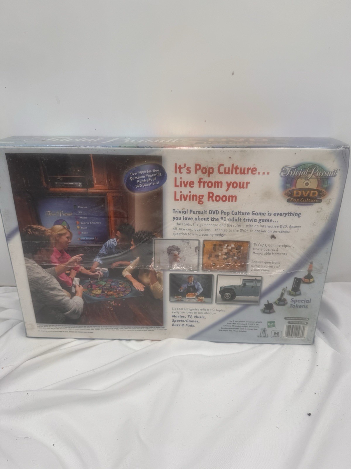 Trivial Pursuit DVD Pop Culture Board Game NEW Vintage Sealed