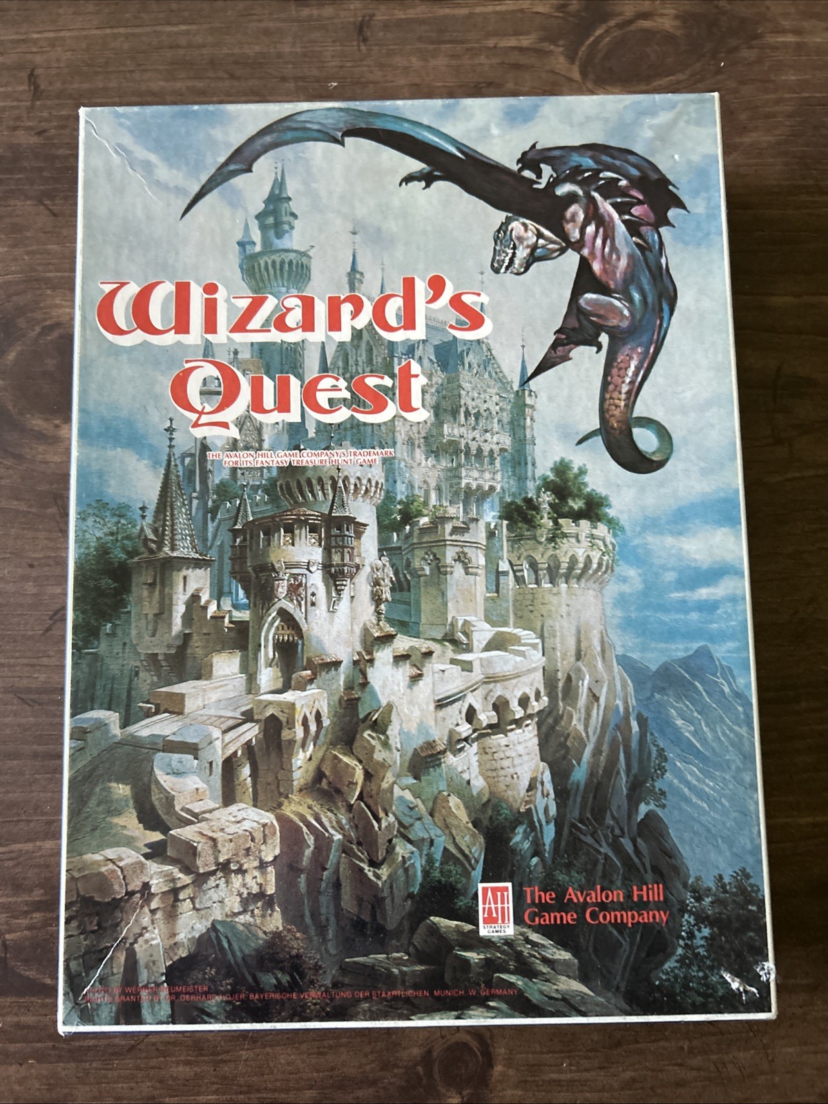 Wizard’s Quest Avalon Hill 1979 Board Game Complete In Box