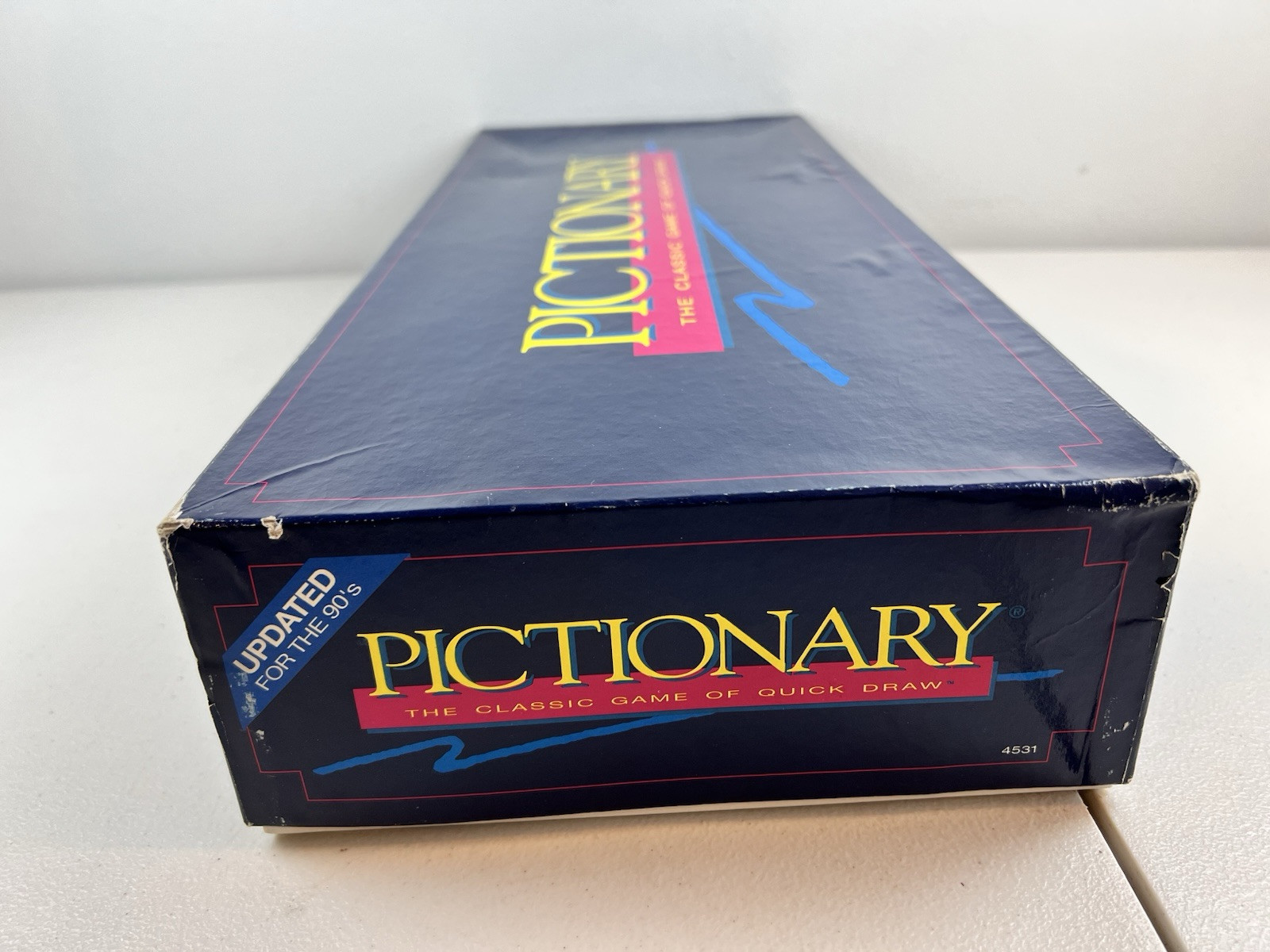 Vintage PICTIONARY 1993 Classic Board Game of Quick Draw Ships Complete