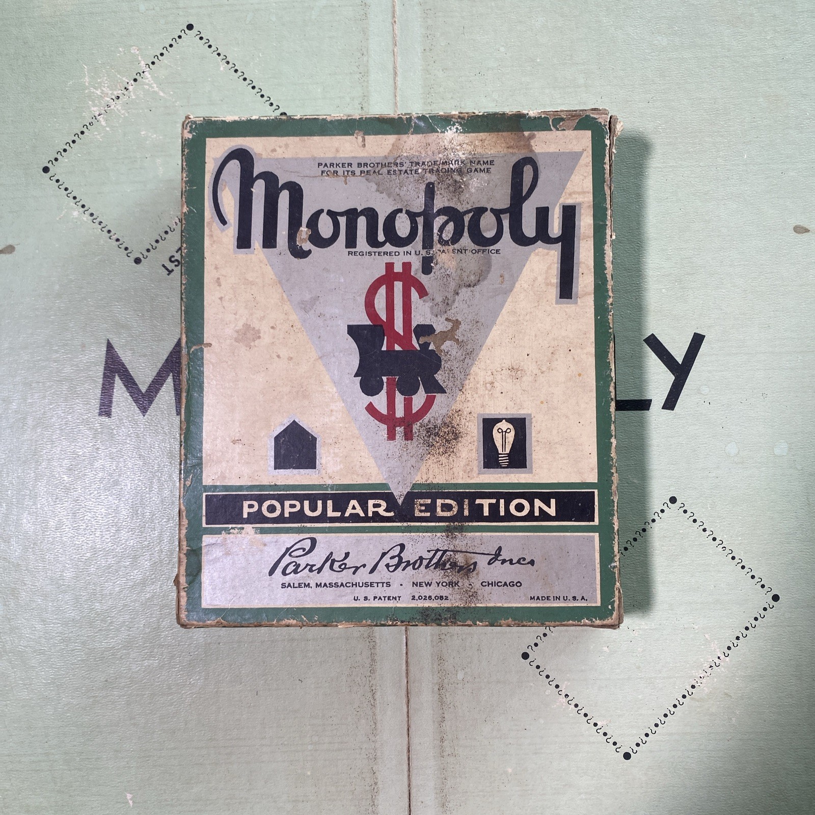 1935/46 Trade Mark Monopoly Game Darrow—First Parker Brothers Game