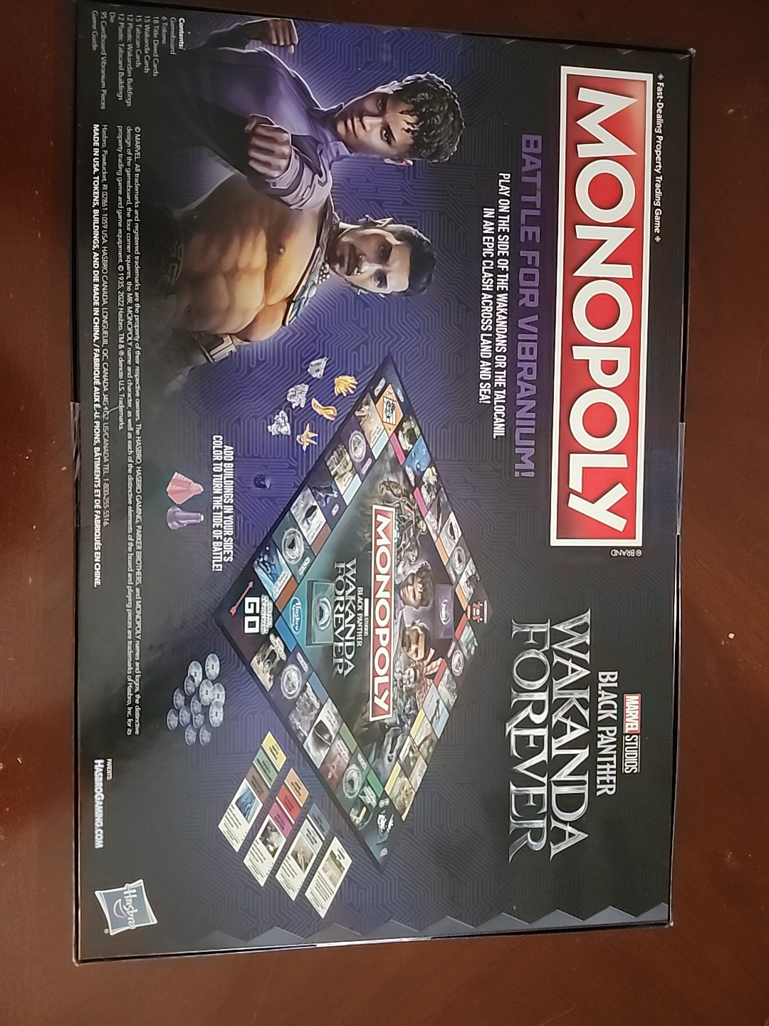 MONOPOLY Marvel Studio’s Black Panther Wakanda Forever Edition Board Game