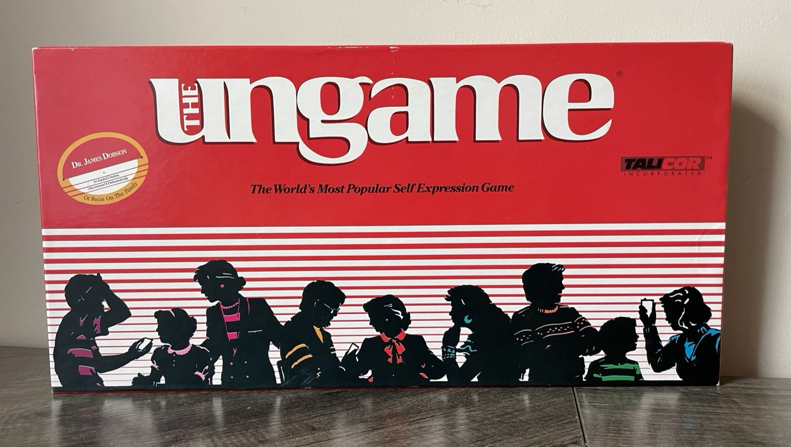 TaliCor Ungame Board Game Christian 1989 Family Self-Expression 100% COMPLETE