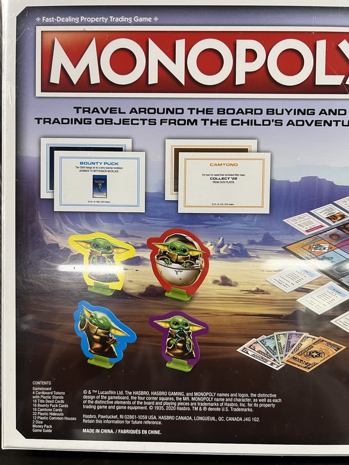 Monopoly Star Wars The Child Baby Yoda Grogu Mandalorian Edition Board Game New