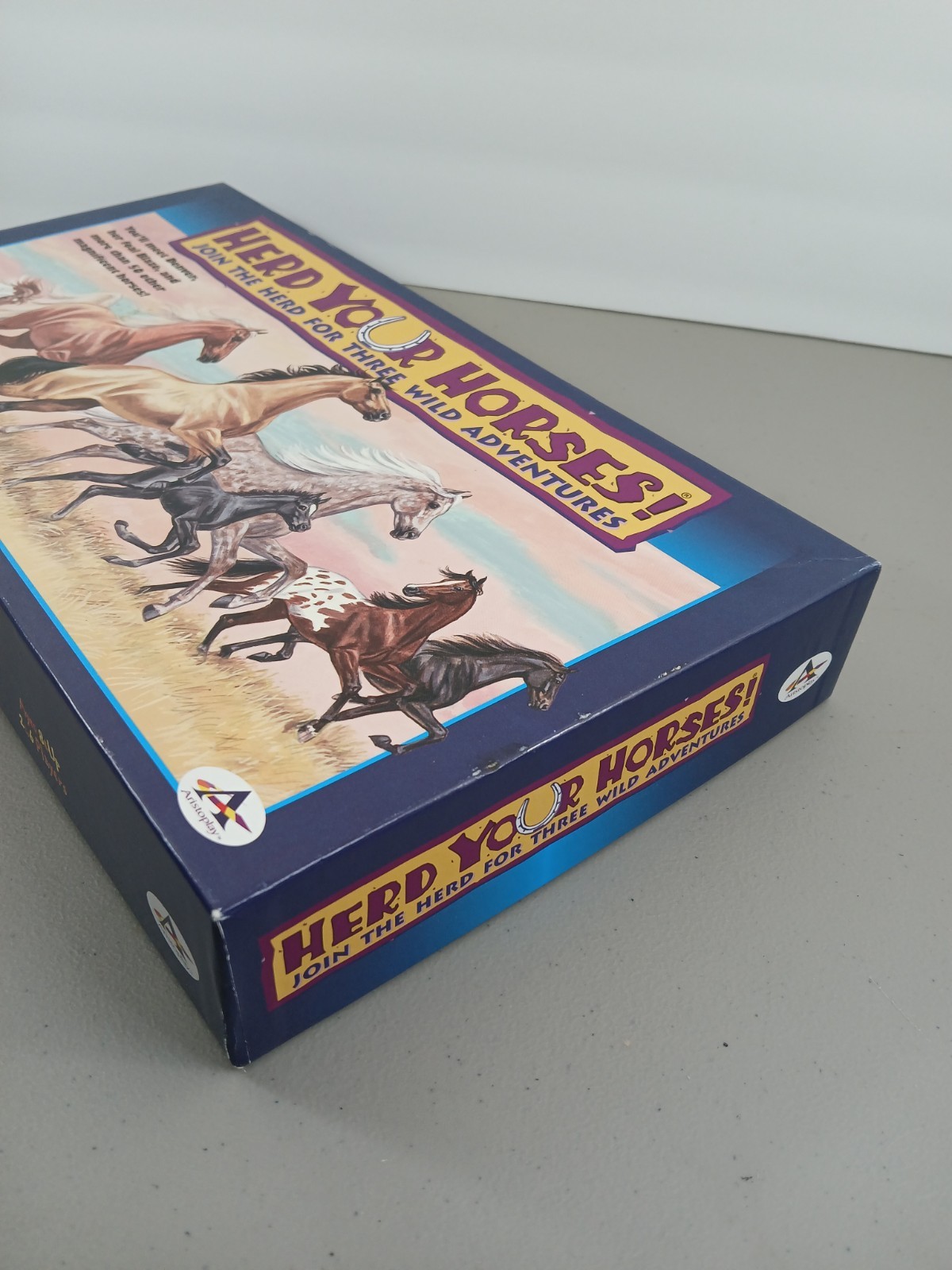 Vintage 1997 HERD YOUR HORSES Board Game By Aristoplay, Equine USA 100% COMPLETE
