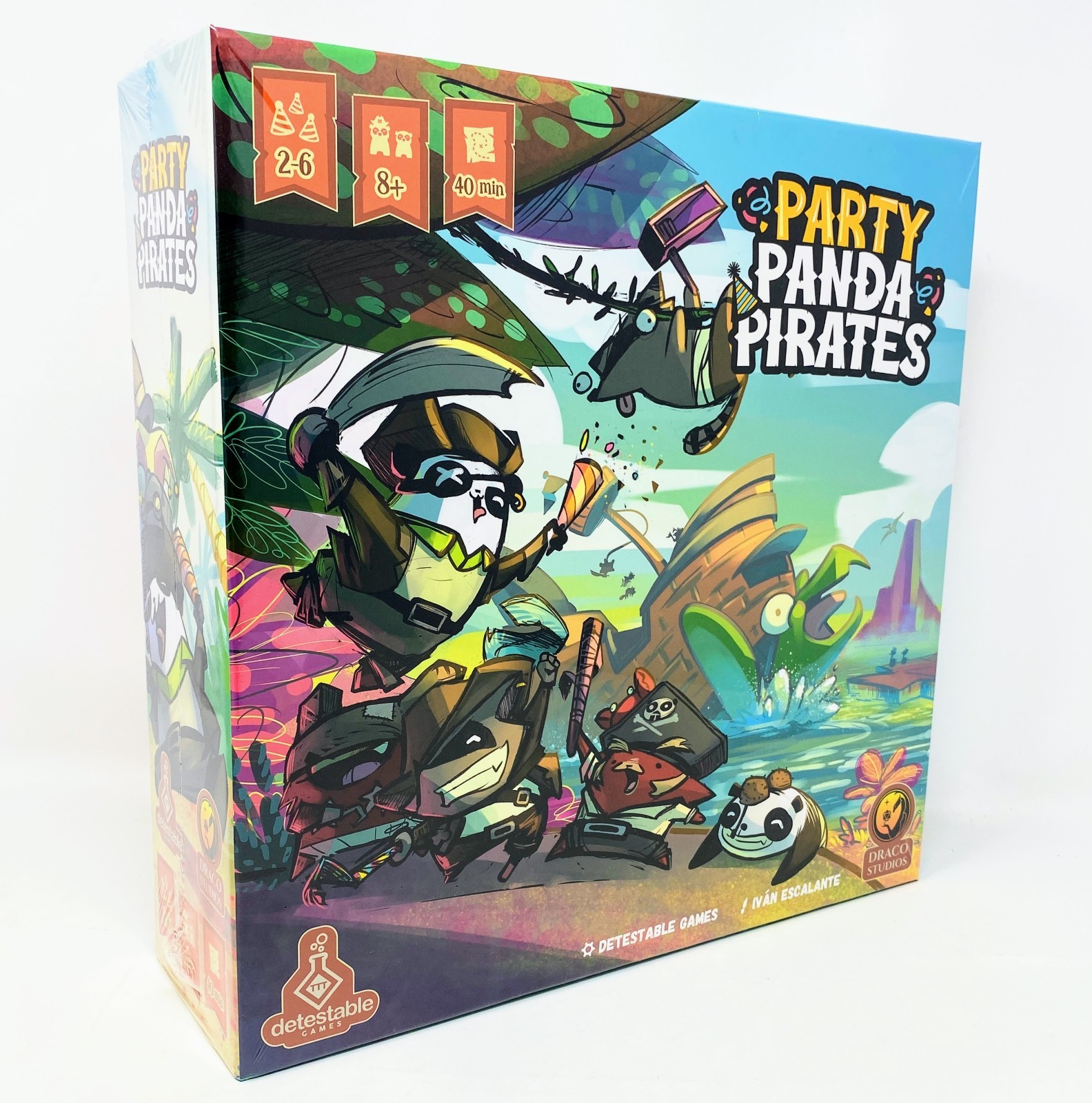 Draco Studios Party Panda Pirates Deluxe Edition 1st Printing NEW SEALED