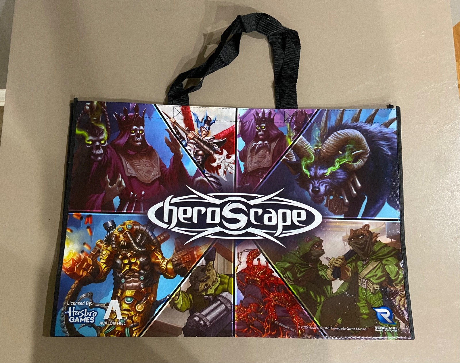 Gen Con 2025 Tote Bag Heroscape Codenames Promo Swag
