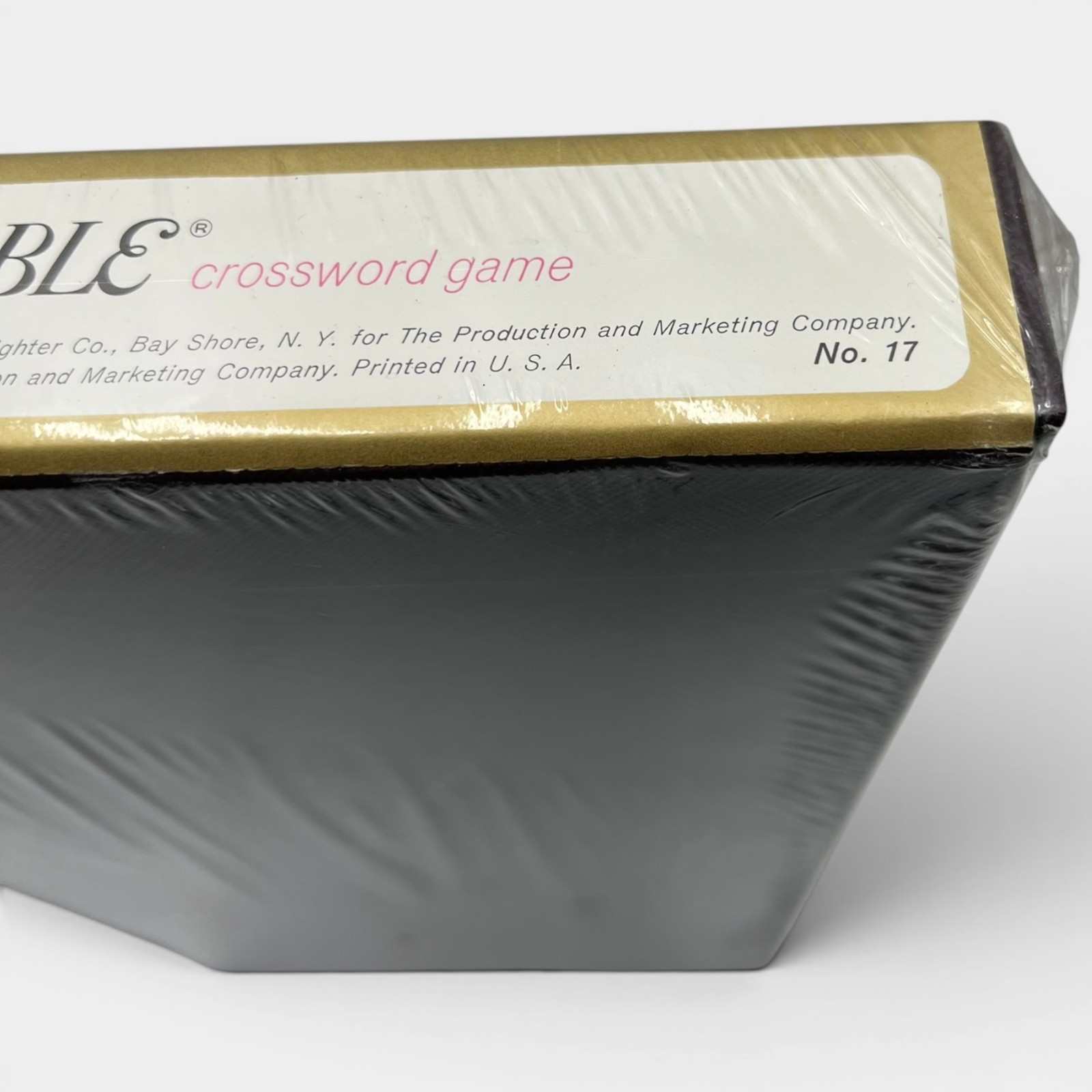 Vintage 1968 Scrabble Crossword Game No. 17 Sealed Selchow & Righter NOS RARE!