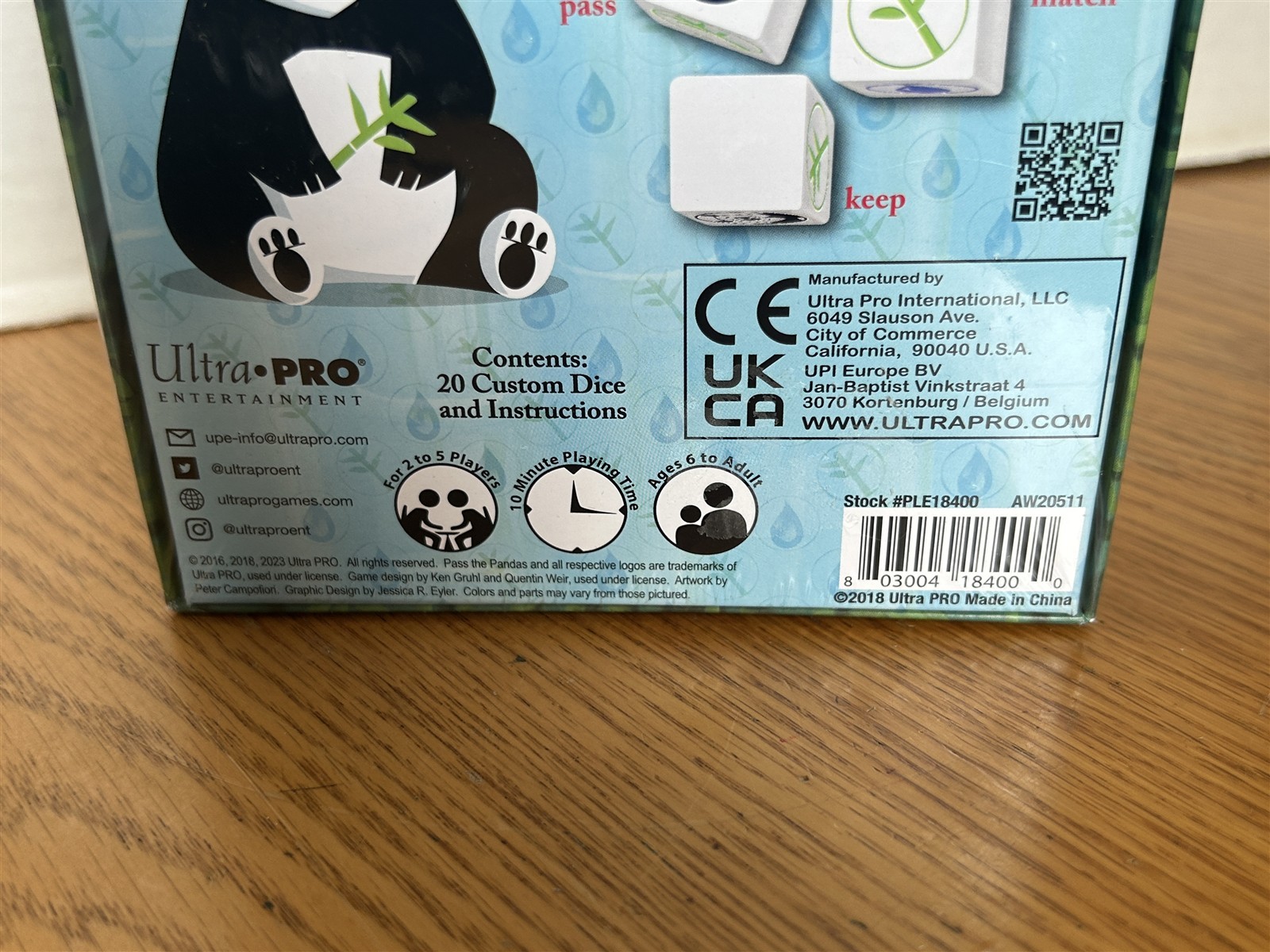 Pass The Pandas Dice Game