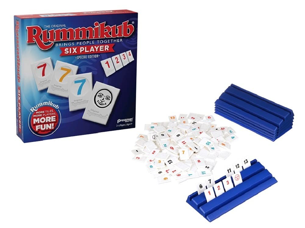 Rummikub Six Player Edition – The ca. 6.35 cm x 26.67 x cm, Blue