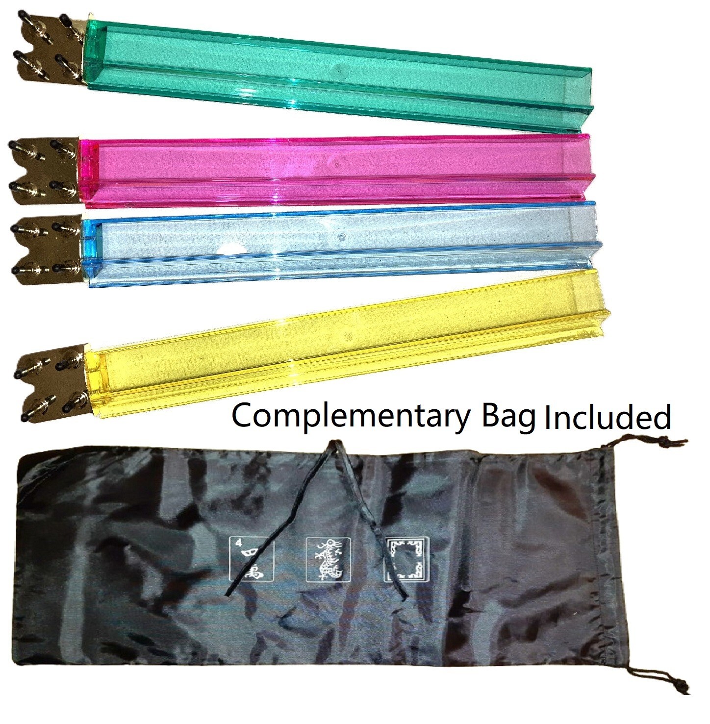 Mahjong Standard Racks Money Chips Holder Bag American Western Mah Jongg Set / 4