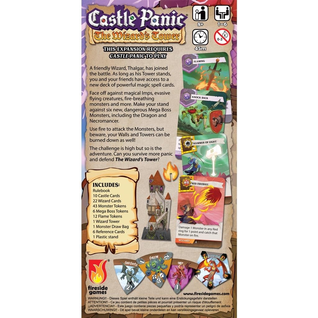 The Wizard’s Tower ⎸Castle Panic Expansion ⎸Board Game for Adults and Family …